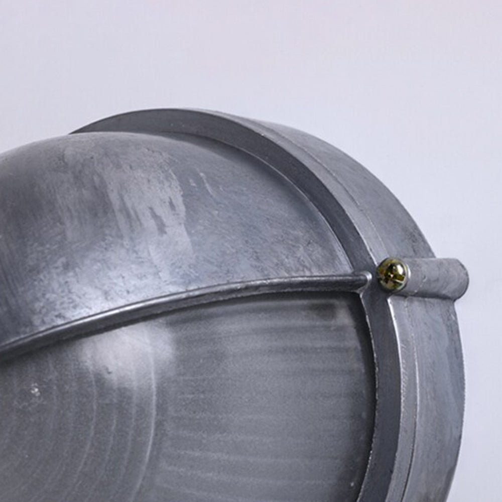 Aldric Retro Industrial Outdoor Glass Wall Lamp
