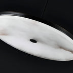 Manhattan Round Alabaster Pendant Light