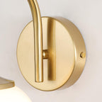 Uma Retro Glass Globe Wall Lamp