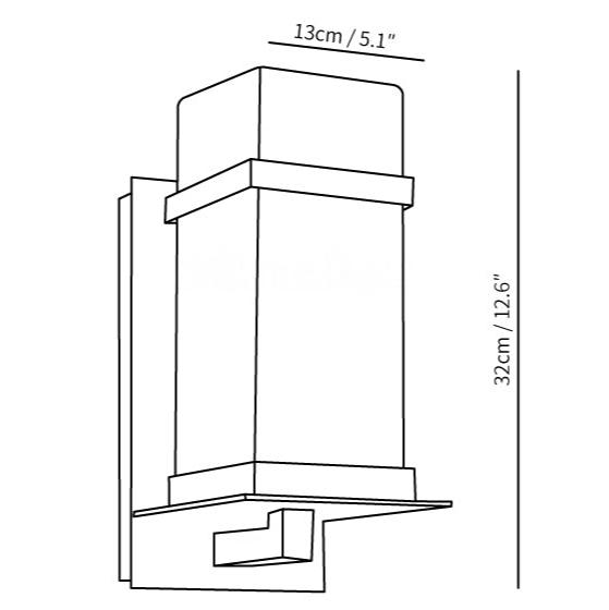 Waterproof Mcdade IP65 Waterproof Outdoor Wall Light