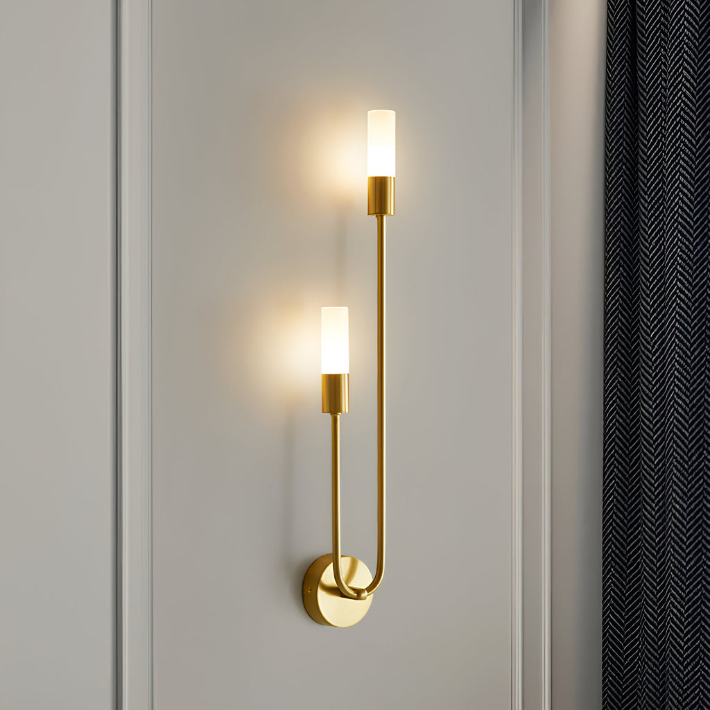 Nordic Modern Simplicity Iron & Acrylic Long Tube Wall Light