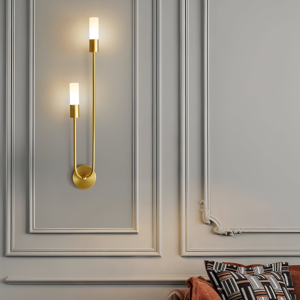Nordic Modern Simplicity Iron & Acrylic Long Tube Wall Light