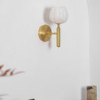 Milan Modern Alabaster Wall Light