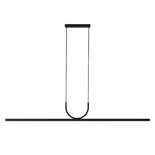 Minimalist Acrylic U-Shaped Linear LED Pendant Light