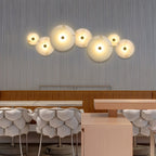 Modern Luxury Round Marble Alabaster Wall Light