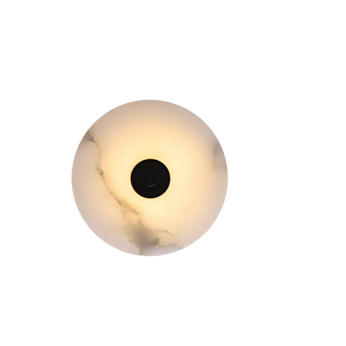 Modern Luxury Round Marble Alabaster Wall Light