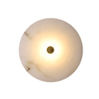 Modern Luxury Round Marble Alabaster Wall Light