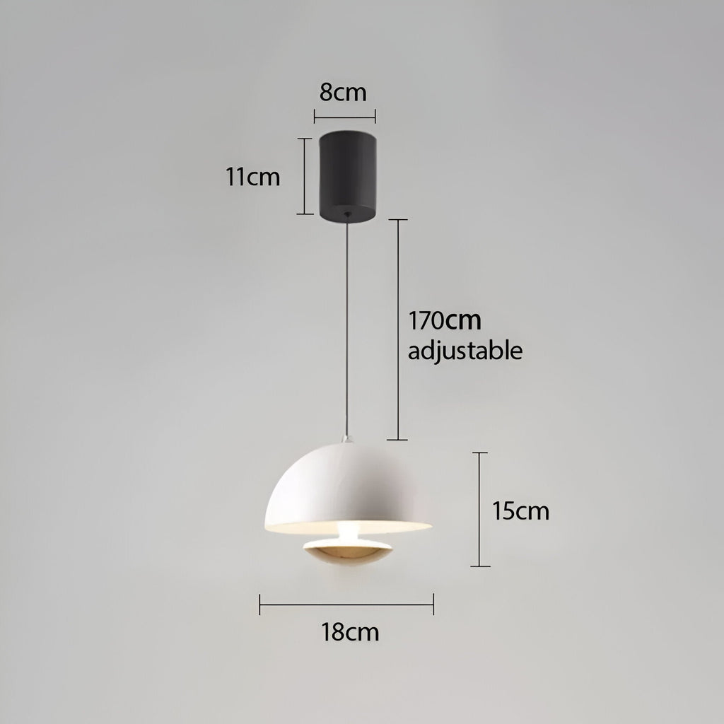 Modern Nordic Adjustable Cord LED Pendant Light