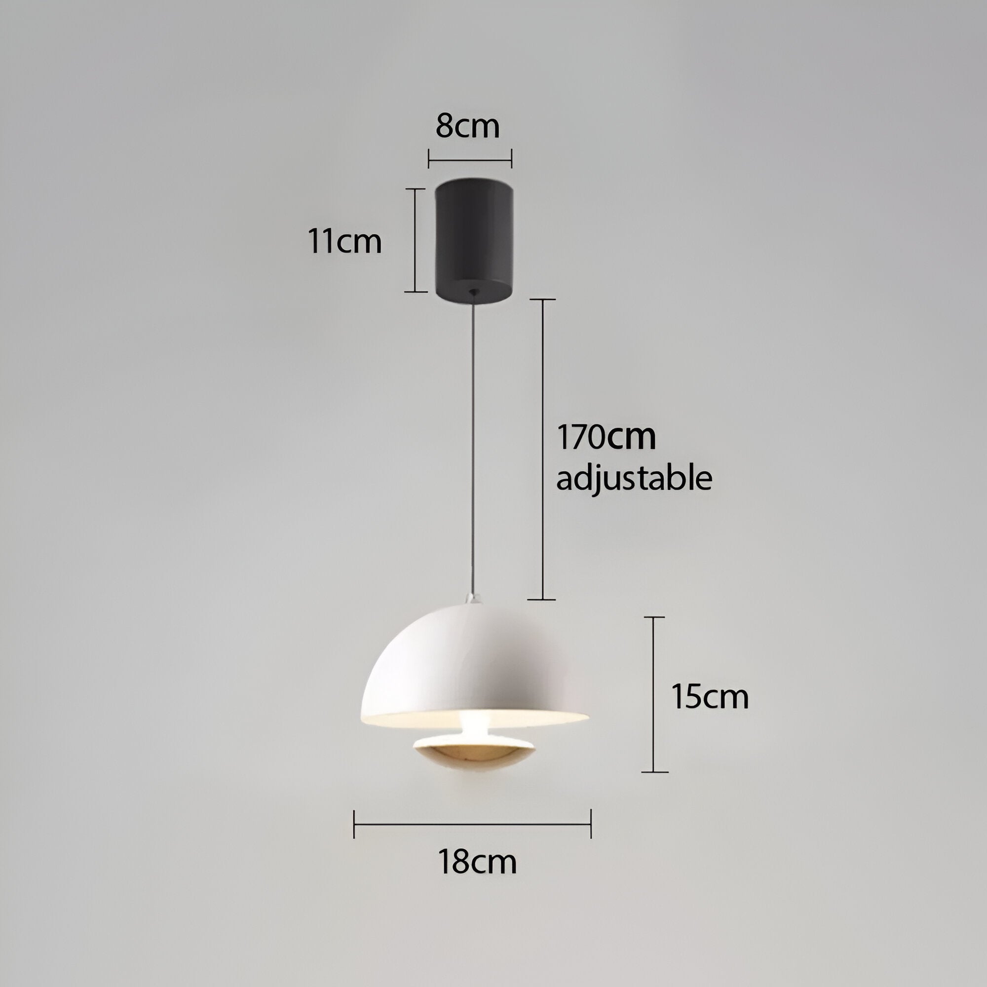 Modern Nordic Adjustable Cord LED Pendant Light