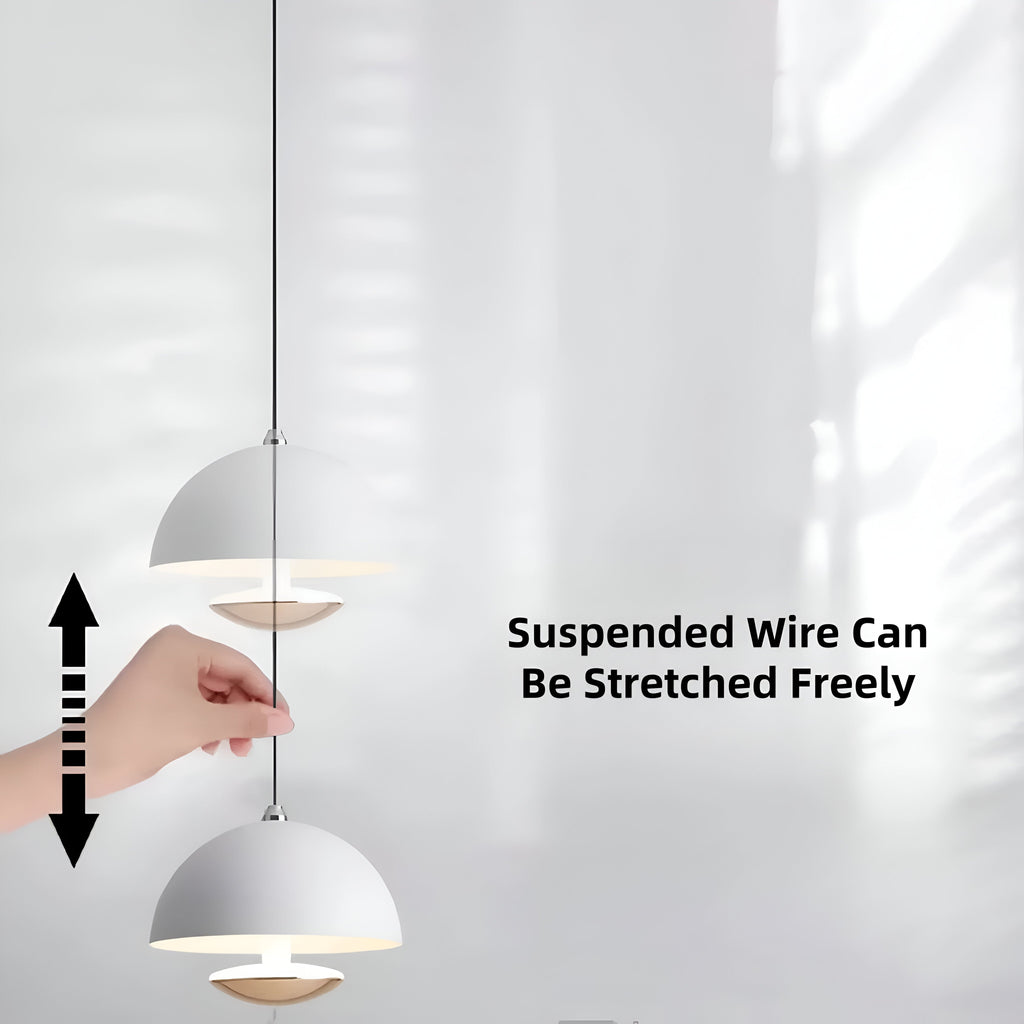 Modern Nordic Adjustable Cord LED Pendant Light