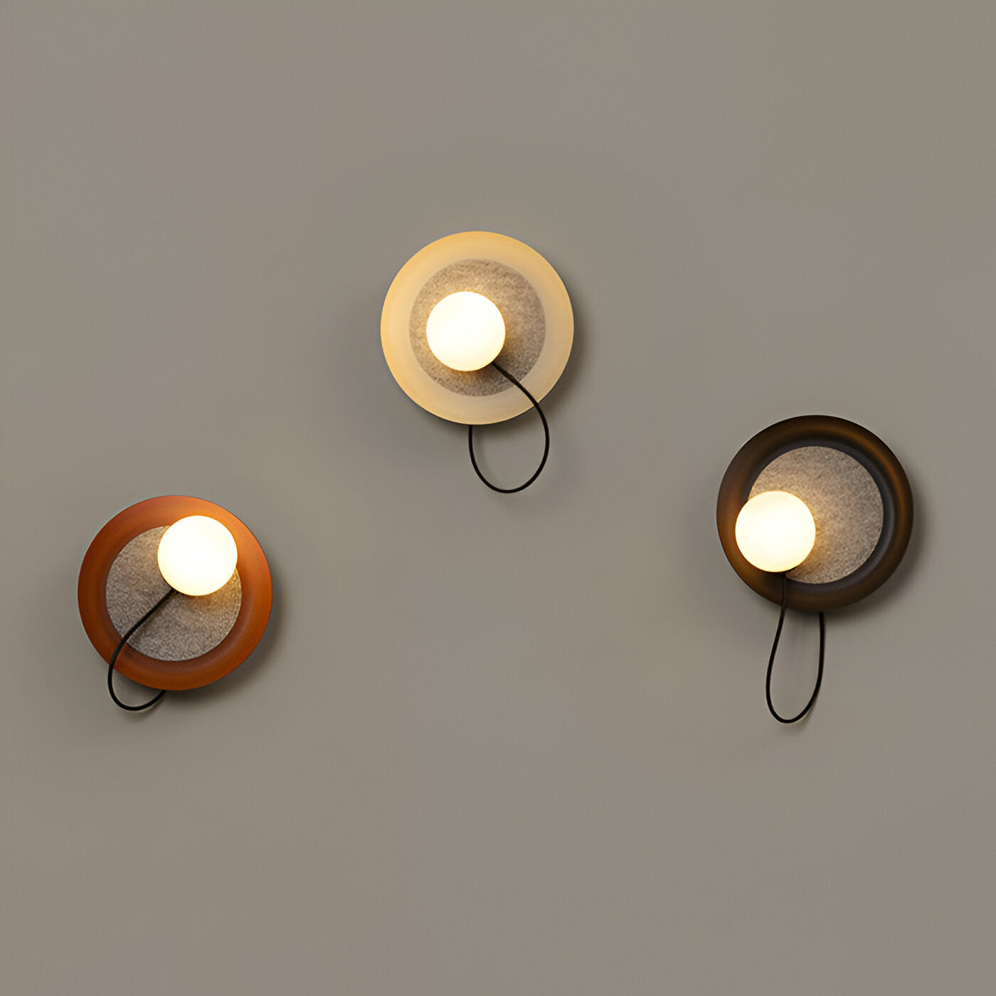 Nordic Modern Adjustable Circular Iron Wall Light