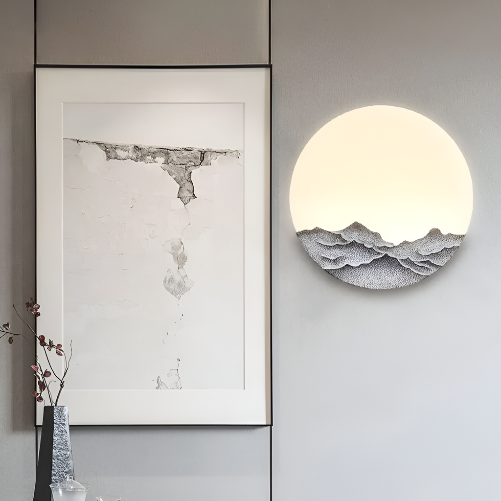 Modern Moon Wall Light