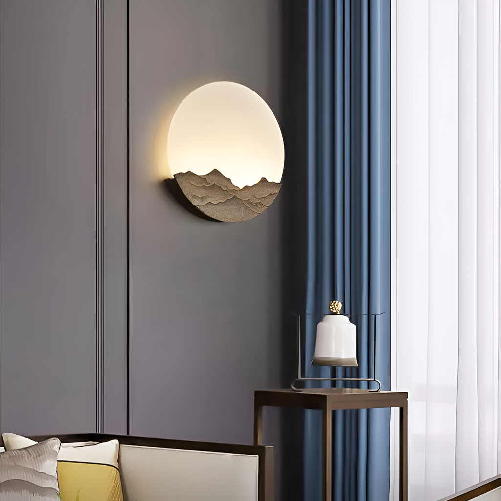 Modern Moon Wall Light