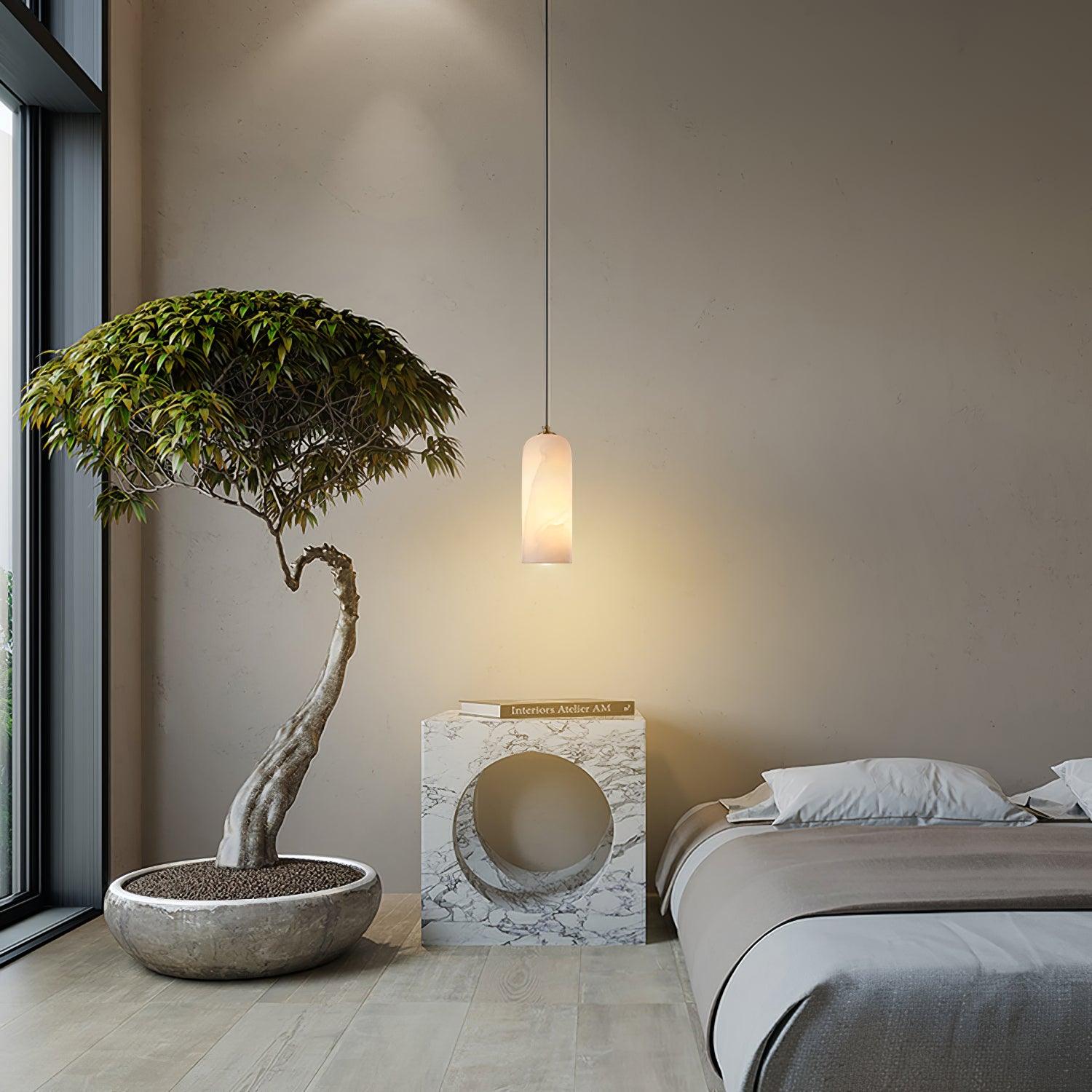 Nordic Modern  Alabaster Monty Pendant Light