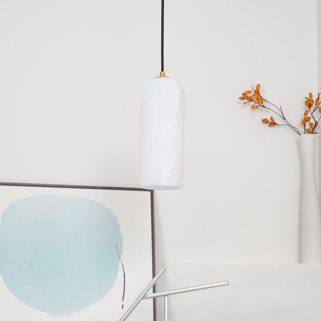 Nordic Modern  Alabaster Monty Pendant Light