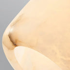 Velia Acorn Alabaster Minimalist Pendant Light