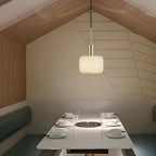 Velia Acorn Alabaster Minimalist Pendant Light