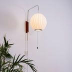 Japandi Silk Design Nelson Wall Light