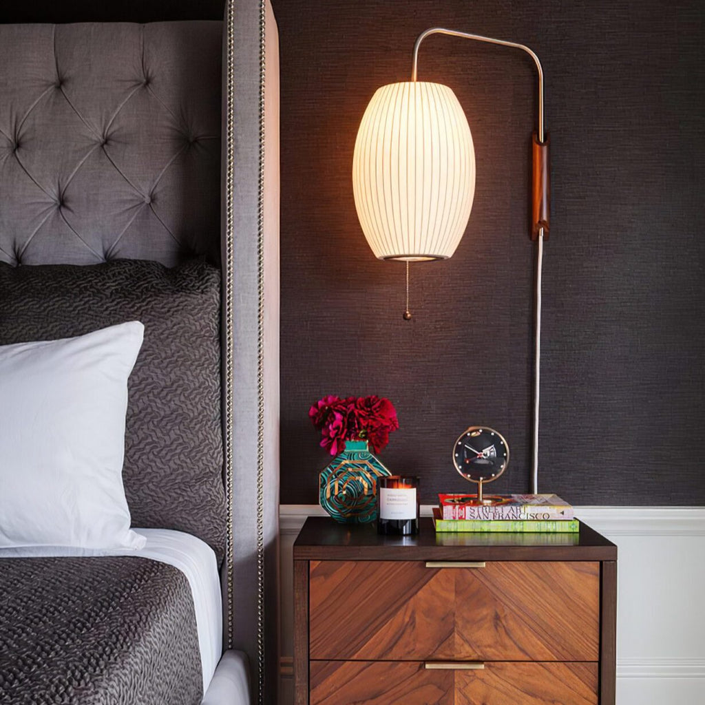 Japandi Silk Design Nelson Wall Light