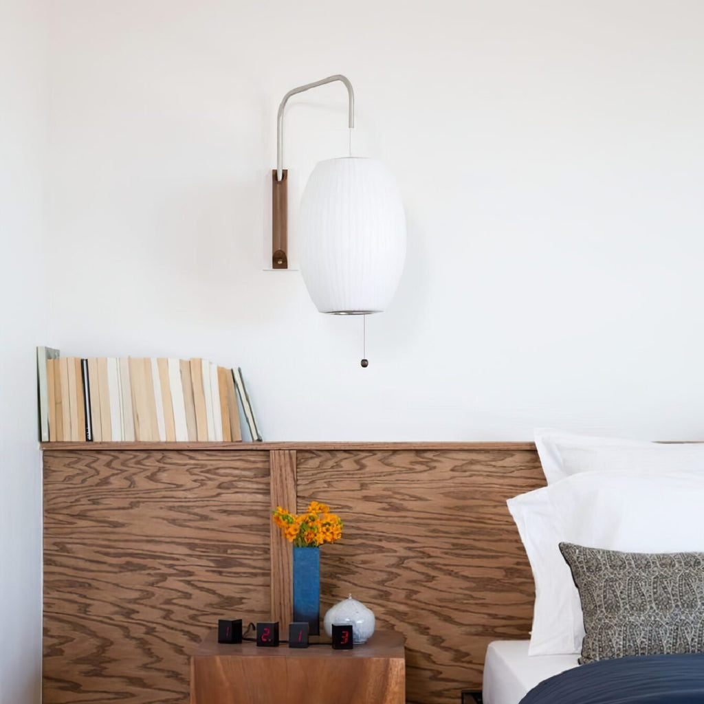 Japandi Silk Design Nelson Wall Light