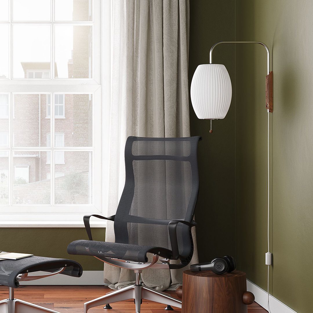 Japandi Silk Design Nelson Wall Light