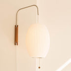 Japandi Silk Design Nelson Wall Light