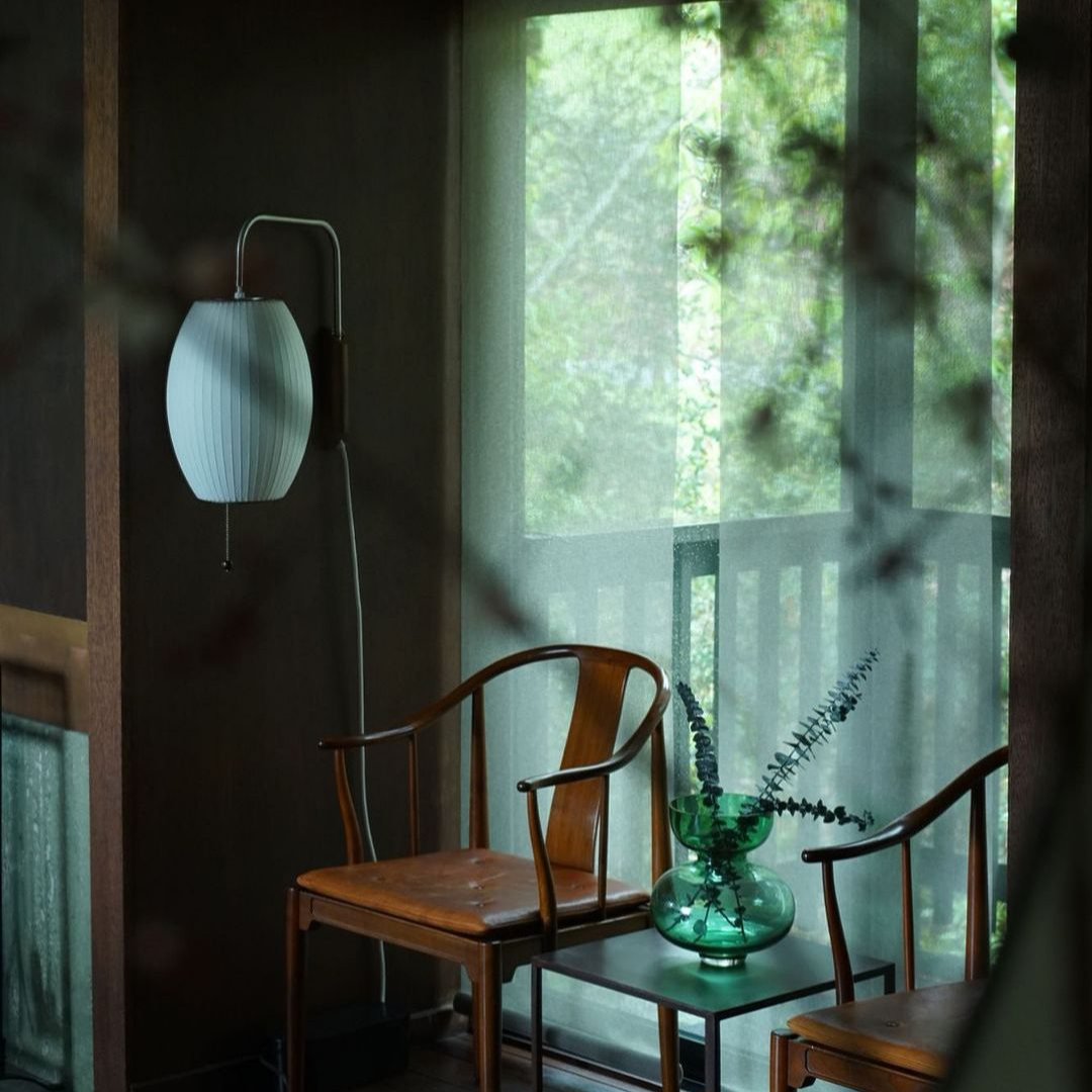 Japandi Silk Design Nelson Wall Light