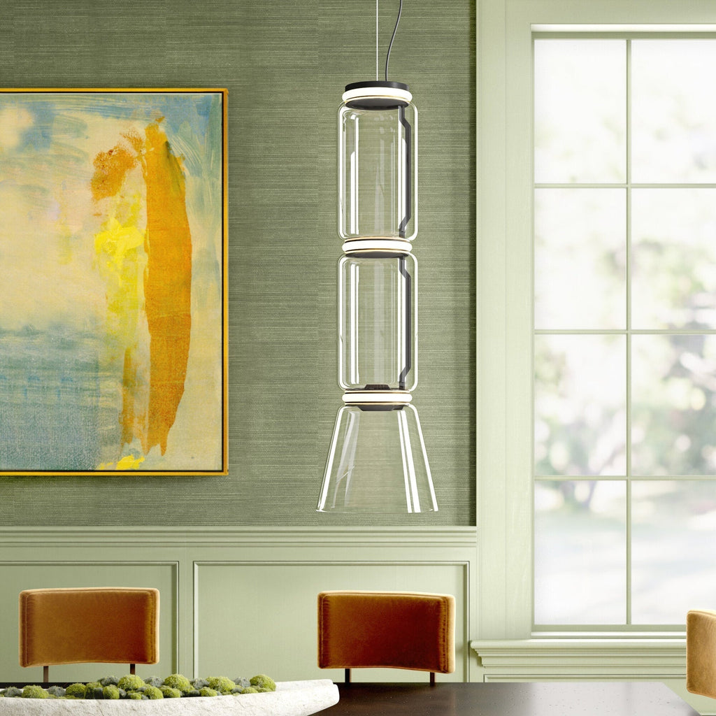 Whisper of Nocturne Modern Glass Pendant Light