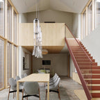 Whisper of Nocturne Modern Glass Pendant Light