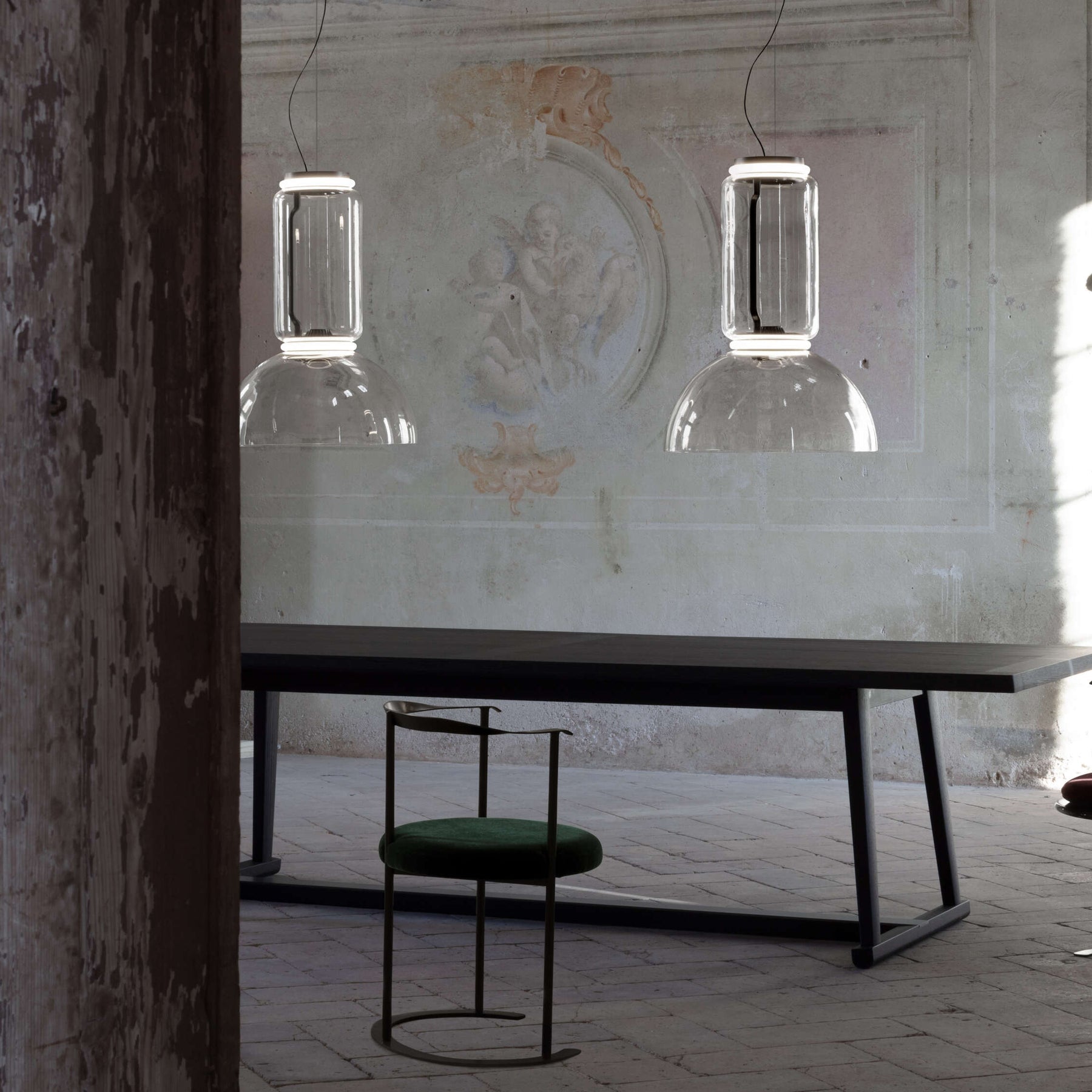 Whisper of Nocturne Modern Glass Pendant Light