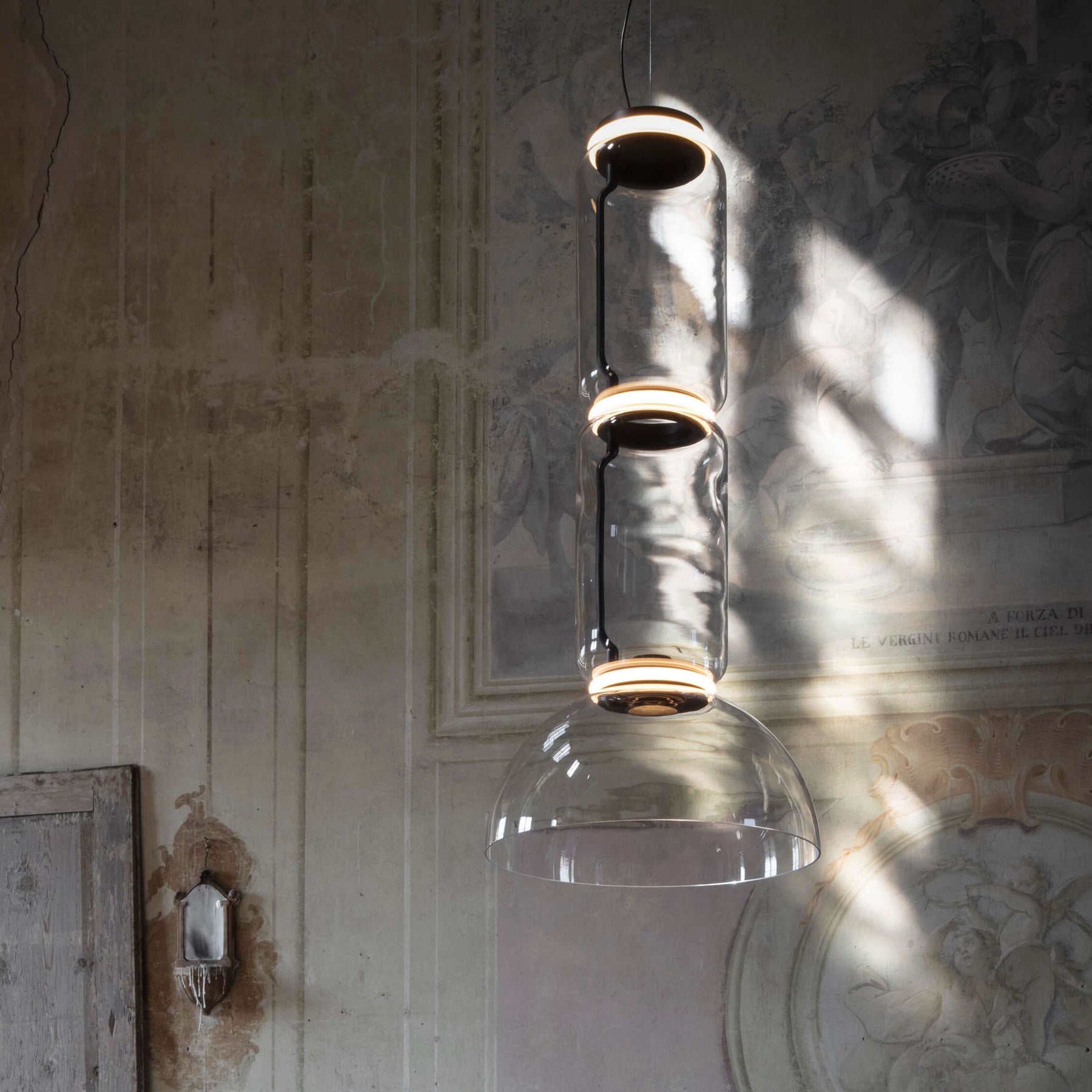 Whisper of Nocturne Modern Glass Pendant Light