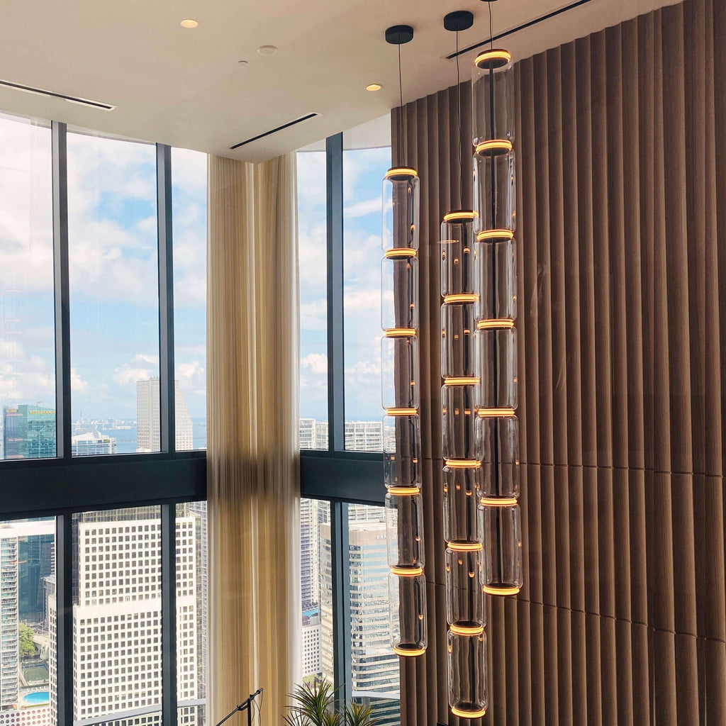 Whisper of Nocturne Modern Glass Pendant Light