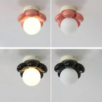 Ceiling Light with Scandinavian flowers