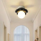 Ceiling Light with Scandinavian flowers