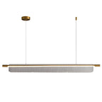 Nordic Acrylic Linear Iron Strip Pendant Light