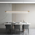 Nordic Acrylic Linear Iron Strip Pendant Light