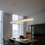 Nordic Acrylic Linear Iron Strip Pendant Light