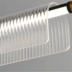 Nordic Acrylic Linear Iron Strip Pendant Light