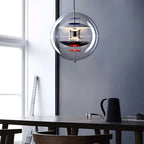 Nordic Acrylic Shade Iron Finish Alena Pendant Light