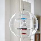Nordic Acrylic Shade Iron Finish Alena Pendant Light