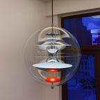 Nordic Acrylic Shade Iron Finish Alena Pendant Light