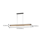Nordic Acrylic Shade Modessa Linear Pendant Light
