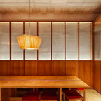 Nordic Creamy Fabric Shade Ainara Pendant Light