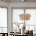 Nordic Creamy Fabric Shade Ainara Pendant Light