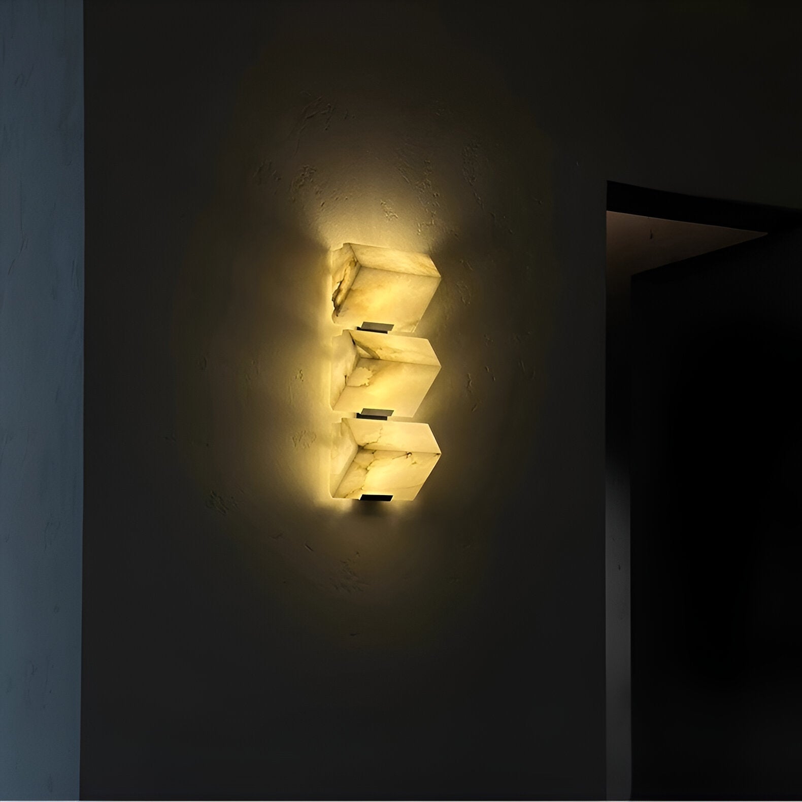 Nordic Alabaster Marble Staircase Wall Light