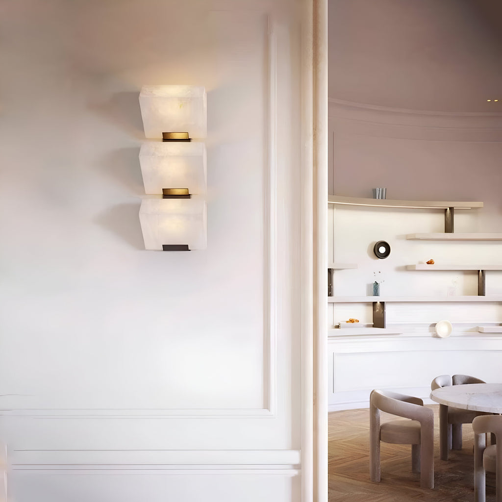 Nordic Alabaster Marble Staircase Wall Light