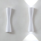 Nordic Aluminum Modern Hourglass Wall Light