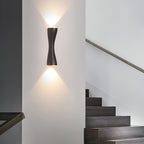 Nordic Aluminum Modern Hourglass Wall Light