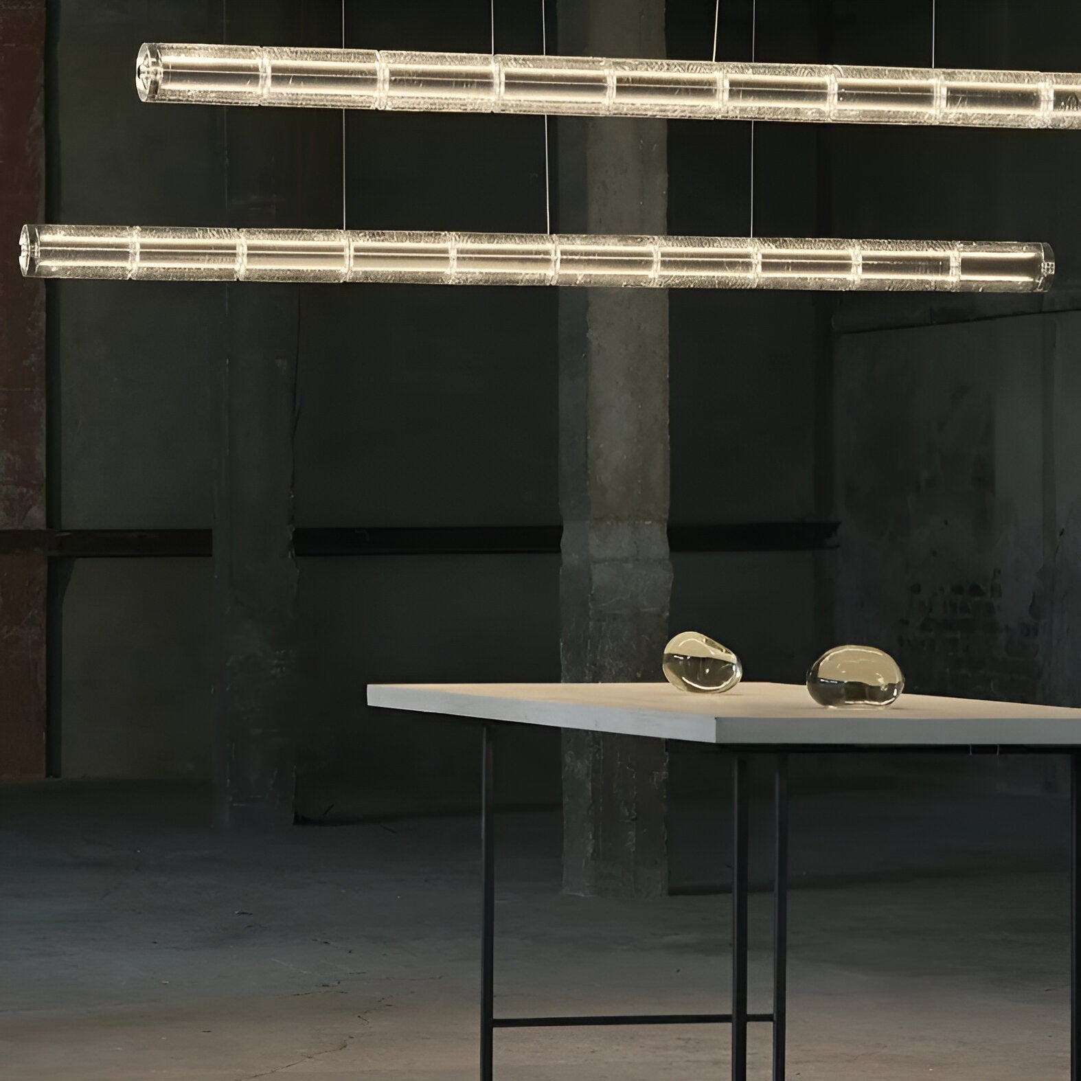 Nordic Aluminum with Glass Shade Luke Pendant Light