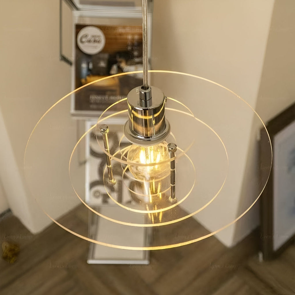 Nordic Bauhaus Acrylic Pendant Light